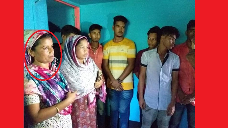 শ্রীপুরে খদ্দের সহ দেহ ব্যবসায়ী আছিয়া আটক ।