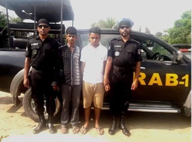 গাজীপুরে ৪৮ পিস ইয়াবাসহ দুই জনকে গ্রেফতার করেছে র‍্যাব -১