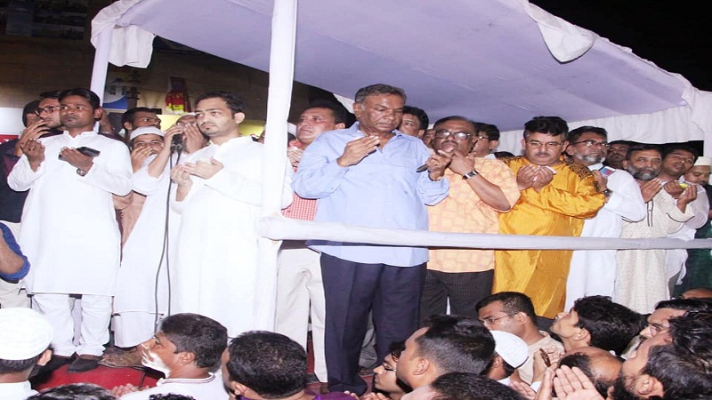 মোহাম্মদপুরে আল্লাহর গুণবাচক ৯৯ নামের স্তম্ভ উদ্বোধন