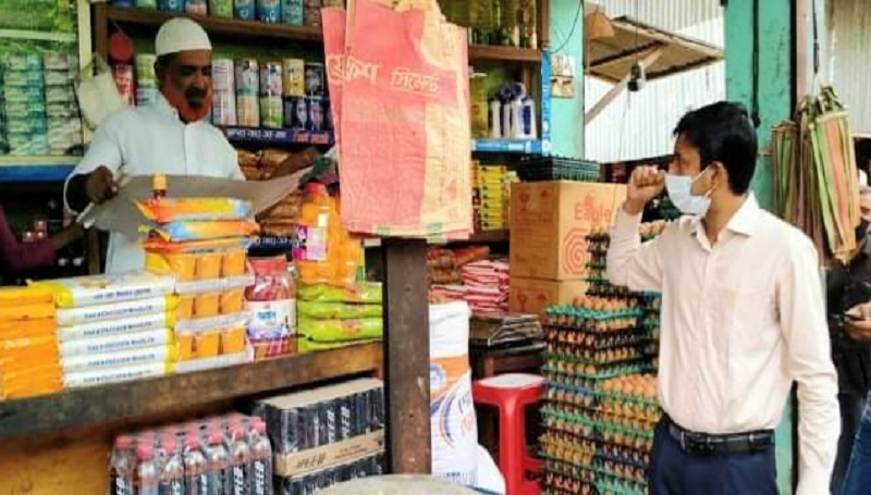 নাগরপুর বাজার পরিদর্শন করলেন ইউএনও সৈয়দ ফয়েজুল ইসলাম