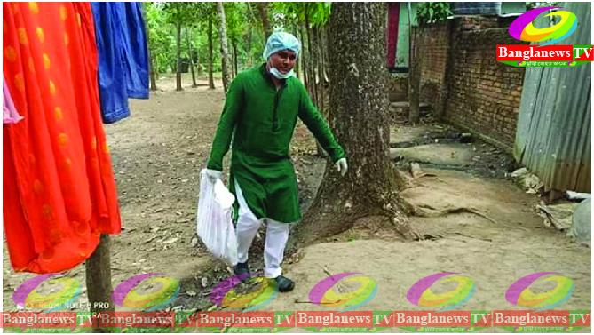 এবার ২ শতাধিক দরিদ্র পরিবারে খাদ্য সামগ্রী পুছে দিলেন : ব্যারিস্টার মামুন খান