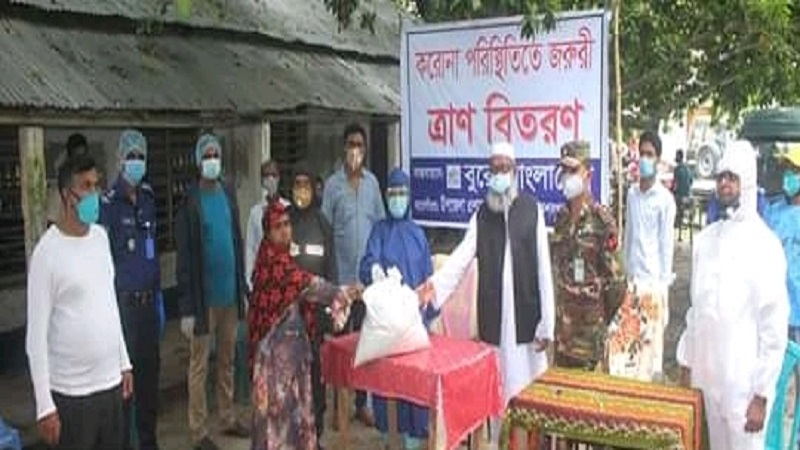 কেশবপুরে ব্যুরো বাংলাদেশের উদ্যোগে অতিদরিদ্রদের মাঝে খাদ্যসামগ্রী বিতরণ