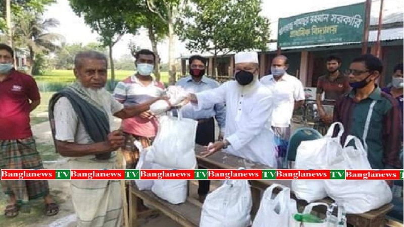 শার্শা আওয়ামীলীগের উদ্যোগে অসহায়-দুস্থদের মাঝে ত্রান বিতরন