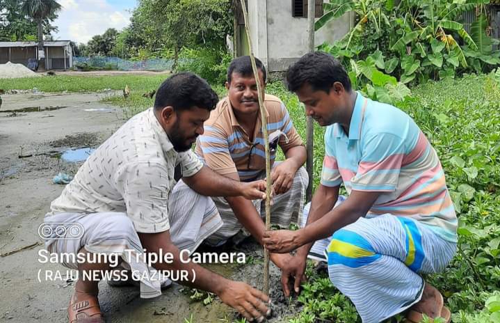 গাছা থানা কৃষকলীগের সাংগঠনিক সম্পাদক মোঃ আক্তার হোসেন এর উদ্যোগে ৩২নং ওয়ার্ডে মালেকের বাড়ি গুতিআরা  এলাকায় বৃক্ষ রোপন কর্মসূচি পালিত।