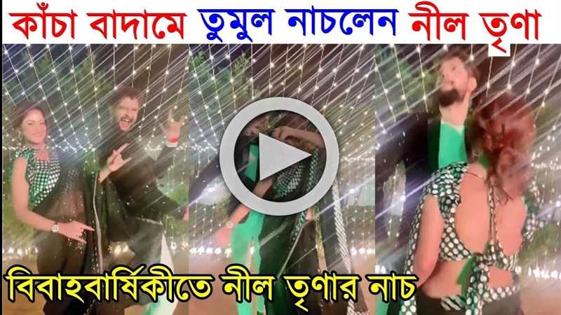 প্রথম বিবাহবার্ষিকীর রাতে কাঁচা বাদামে ঝড় তুলল নীল-তৃণা, মুহূর্তে ভাইরাল ভিডিও