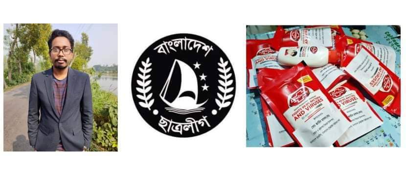 বুটেক্স আবাসিক হলে শিক্ষার্থীদের মাঝে ছাত্রলীগ নেতা জয়ের হ্যান্ডওয়াস বিতরন