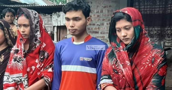 একসঙ্গে দুই প্রেমিকাকে বিয়ে করে বাজিমাত