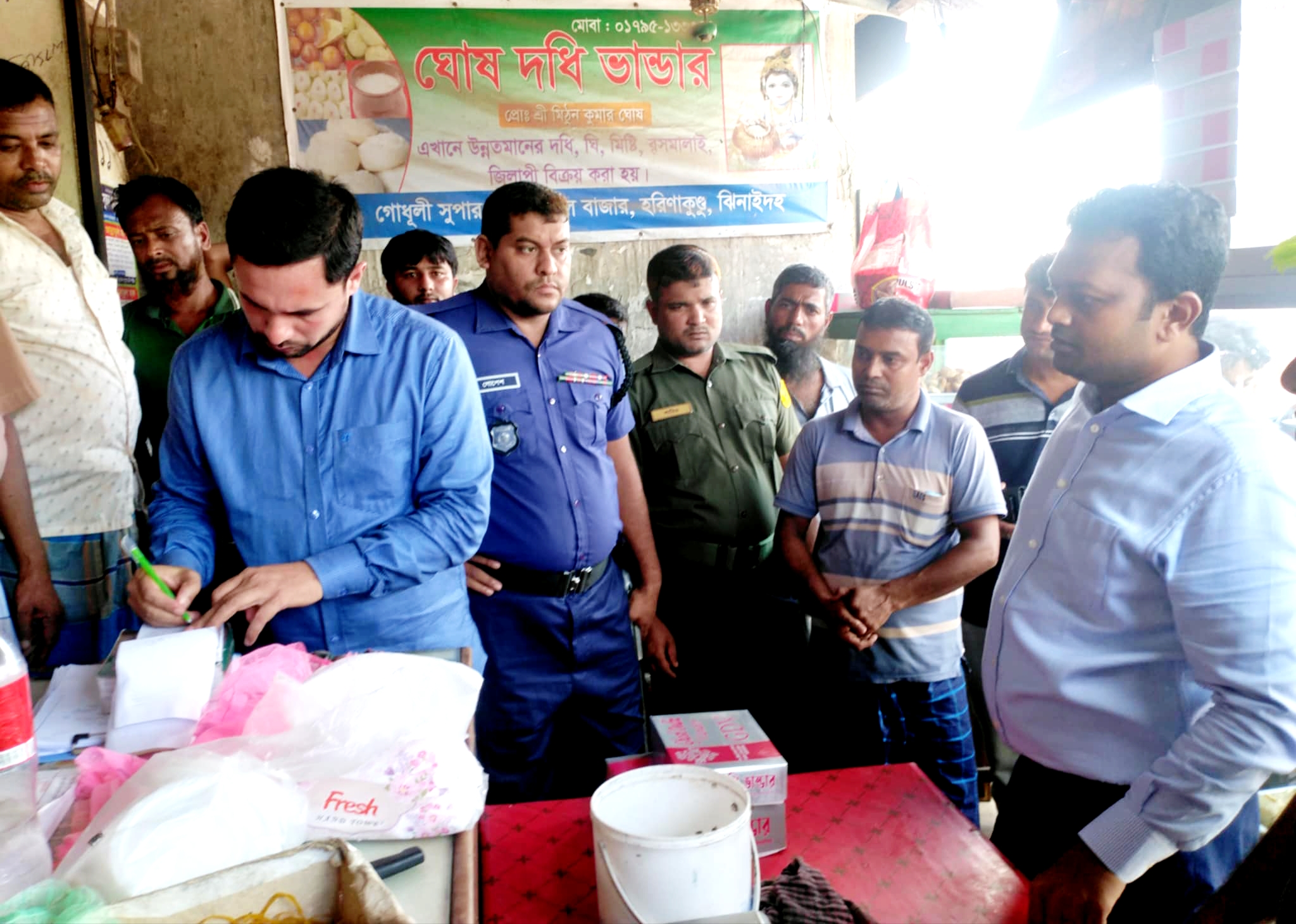 নানা অনিয়মের বিরুদ্ধে অভিযান