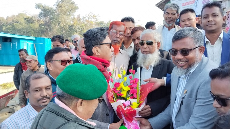 পাহাড়ে ধানের শীষের জয়ধ্বনি: বিলাইছড়ির দুর্গম জনপদে দীপেন দেওয়ানের বিশাল গণসংযোগ