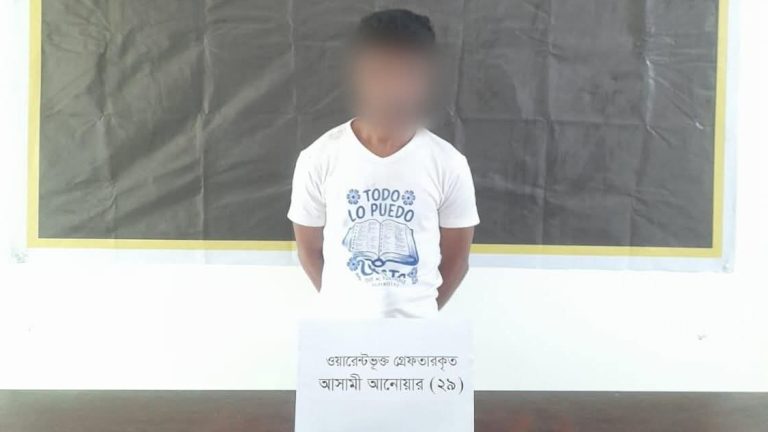 উখিয়ায় র‍্যাবের জালে মাদক মামলার সাজাপ্রাপ্ত পলাতক রোহিঙ্গা আসামী।